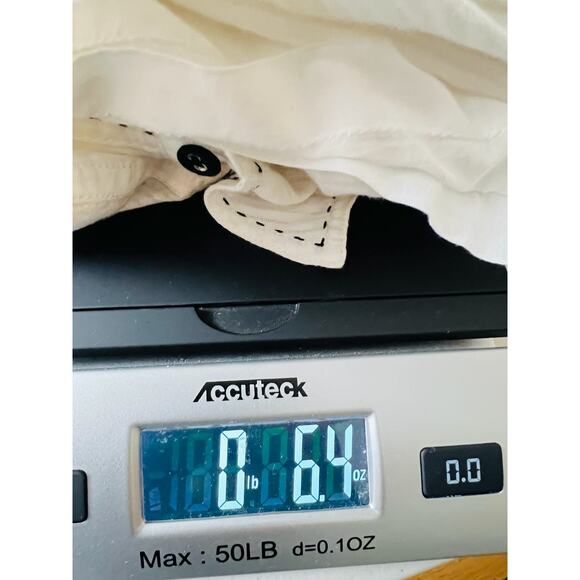 Free People Black Tie Tux Shirt Sz Large Long Sleeves 100 % Cotton Made in India - Picture 12 of 12